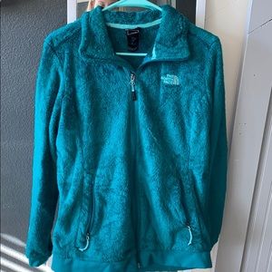 North face fuzzy jacket